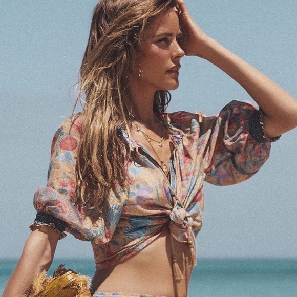 SPELL SEASHELL BLOUSE - Picture 1 of 11